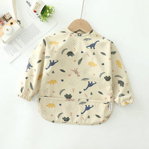 Baby Waterproof Feeding Bib With Pocket: The Ultimate Feeding Solution